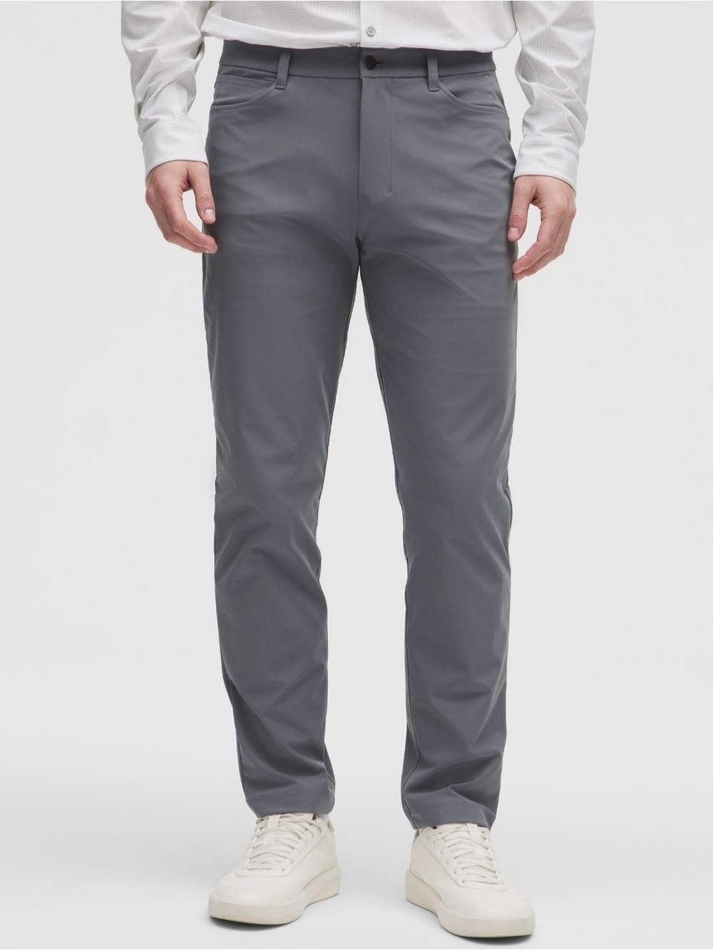 Lululemon men’s NWT ABC classic 5-pocket pant chino golf grey tall 32W x 37L